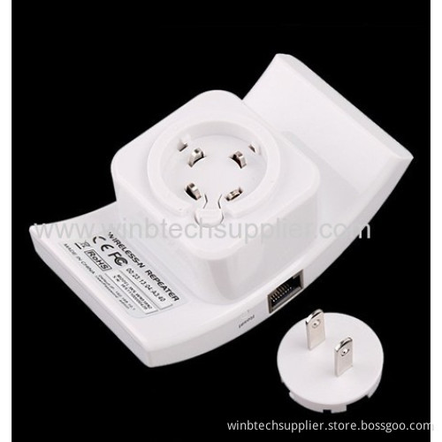 Wireless-n Wifi Repeater 802.11n/b/g Network Router Range Expander 300m 2dbi Antennas Signal Boosters 
